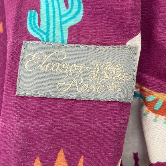 Eleanor Rose Llamas & Cacti Paisley Dress size 7-8 - Picture 6 of 7